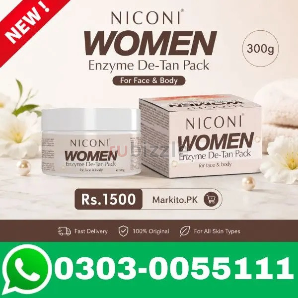 Niconi Women Enzyme De-Tan Pack For Face & Body - 03030055111